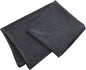 Oubonun 100% Jersey Cotton Body Pillow Cover with Zipper - Luxury Soft Removable Pillow Case - Long Fuzzy - Knitted (Dark Grey, 21"X54")