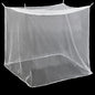 4 Corners Mosquito Net for Mosquiteros para Camas Bed Canopies Netting Bed Drapes Rectangular Mosquito Mesh for Camping Home Outdoor Travel(White A,L79 X W47 X H59 Inch,No-Opening)