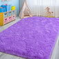Fluffy Rugs for Living Room 6x9, Large Purple Shag Rug for Bedroom Girls Kids Playroom, Non-Slip Indoor Floor Carpet, Soft Fuzzy Shaggy Rug for Home Decor Aesthetic