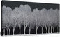 Trogonup Black and White Wall Art for Bedroom Large Forest Picture Landscape Tree Artwork for Living Room Home Office Modern Canvas Prints Ready to Hang 20"x40"