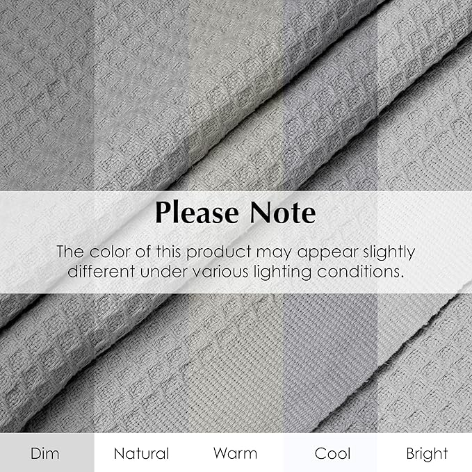 Salt Earth Organic Cotton Throw Blanket, Queen, 90"X92" Waffle Throws for Home, Bedrooms, Outdoor & Office Couch, Modern Room Decor Blankets, Lightweight, All Season Western Blanket (Scottish Grey)