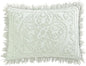Beatrice Home Fashions Medallion Chenille Bedspread, King Sham, Sage