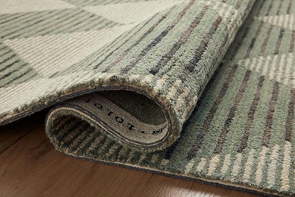 Loloi Chris Loves Julia Francis Collection FRA-01 Spa/Granite 3'-6" x 5'-6" Accent Rug