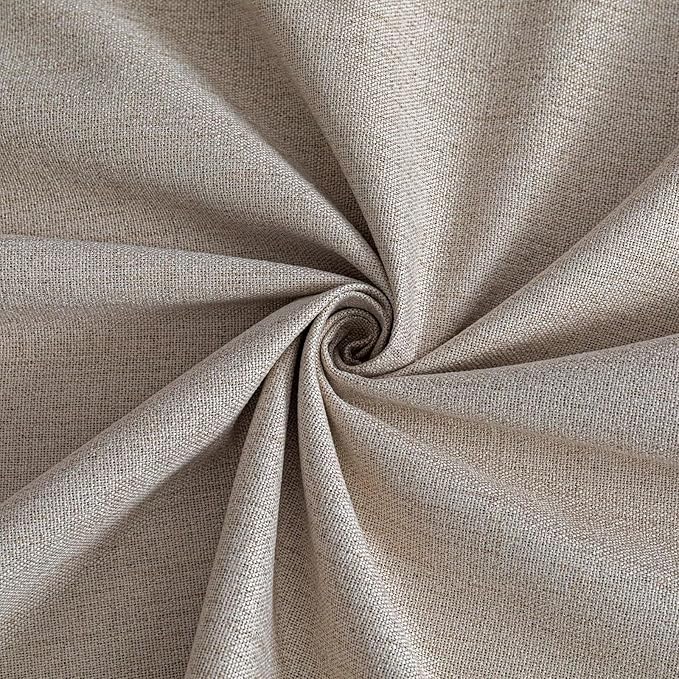 100% Blackout Curtains 108 Inches Long 2 Panels Set, Black Out Curtains for Living Room, Beige Thermal Insulated Grommet Drapes Bedroom Luxury Decor Privacy(52W × 108L inch, Beige)