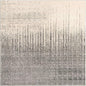 Unique Loom Del Mar Collection Area Rug - Jennifer (6' 1" Square, Gray/ Black)