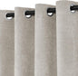 Macochico 100% Blackout Curtains Insulted Window Panels for Bedroom Living Room Dining Room Luxury Chenille Curtains Classic Home Decor Beige Curtains with Tieback 52" Wx72 L Grommet 1 Panel