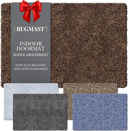 Premium Microfiber Indoor Door Mat – 36"x72" Washable Entry Mat, Non-Slip, Waterproof Backing, Super Absorbent, Low Profile Entryway Doormat for Indoor Entrance