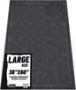 Front Door Mat Indoor Outdoor Entrance, 36" x 60" All-Season Heavy Duty Waterproof Doormat, Non-Slip Absorbent Entryway Mat, Easy to Clean, Low Profile Commercial Floor Mat for Indoor Outdoor