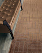 Custom Length Hallway Runner Rug,Slip Resistant,Bricks Brown, 26 Inch X 28 feet, Sold and Priced Per Foot
