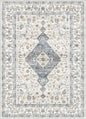 Washable Vintage Area Rug 5x7 - Soft Traditional Farmhouse Ultra-Thin Rug for Living Room, Bedroom, Dining Room and Home Office - Distressed Oriental Reto Indoor Floor Carpet Rug…
