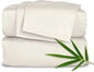Pure Bamboo Twin Sheets, Genuine 100% Organic Viscose Derived from Bamboo Bed Sheet Set, Luxuriously Soft & Cooling, Double Stitching, 2 Year Quality Promise (Twin, Ivory)
