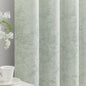 Beauoop Green Floral Jacquard Blackout Curtains 63 Inches Long 2 Panels for Bedroom Living Room Sage Flower Chenille Room Darkening Thermal Insulated Soundproof Grommet Window Treatments Drapes, 52x63