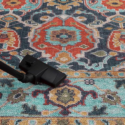 Keen Home Design 2x3 Rug - Machine Washable Entry Rug with Non-Slip Backing, Ideal for Enteryway, Kitchen, Bathroom, Laundry Room - Vintage, Easy Clean, Durable, Low Pile Rug - (2' x 3')