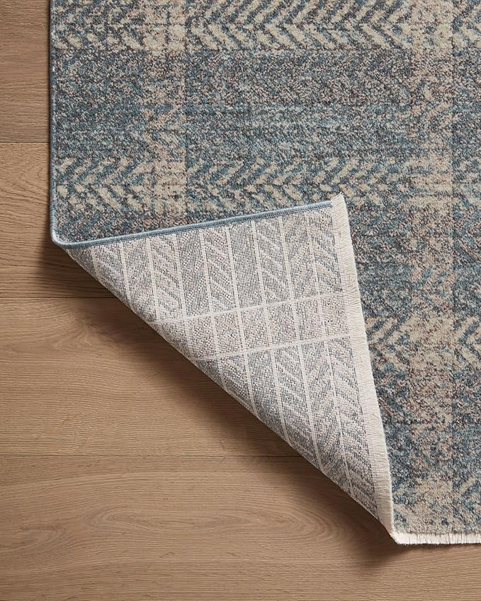 Loloi Angela Rose Ember Collection EMB-03 Blue/Beige 9'-6" x 13'-1" Area Rug