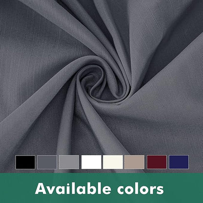 Biscaynebay Wrap Around Bed Skirts with Split Corners for King Beds 16" Drop, Dark Grey Elastic Dust Ruffles Adjustable Easy Fit Wrinkle & Fade Resistant Silky Luxurious Fabric Machine Washable