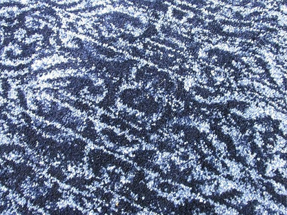 Unique Loom Del Mar Collection Area Rug - Jennifer (6' 1" Round, Blue/ Navy Blue)