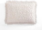 Beatrice Home Fashions Medallion Chenille Bedspread, King Sham, Blush