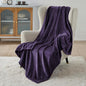 Bedsure Fleece Blanket Twin Blanket Purple - 300GSM Soft Lightweight Plush Cozy Twin XL Blankets for Bed, Sofa, Couch, Travel, Camping, 66 inch X 90 inch