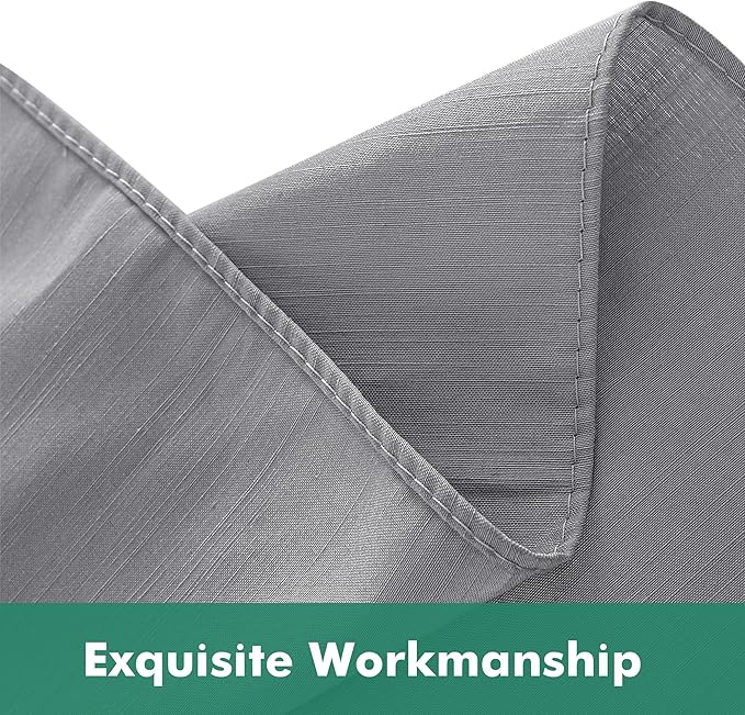 Biscaynebay Wrap Around Bed Skirts with Split Corners for Queen Beds 16" Drop, Silver Grey Elastic Dust Ruffles Adjustable Easy Fit Wrinkle & Fade Resistant Silky Luxurious Fabric Machine Washable