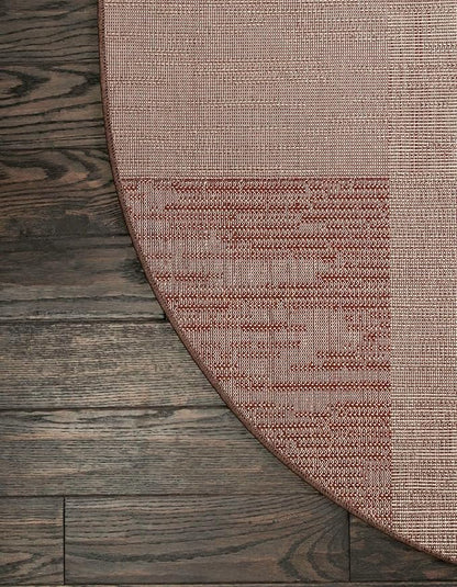 Unique Loom Autumn Collection Area Rug - Providence (5' 1" x 8' Oval, Multi/ Beige)