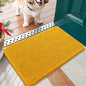 OLANLY Dog Door Mat for Muddy Paws 24x16, Absorbs Moisture and Dirt, Absorbent Non-Slip Washable Doormat, Quick Dry Chenille Mud Mat, Entry Indoor Entryway Carpet for Inside Floor, Golden Yellow