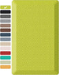 Ophanie Kitchen Mats for Floor, 3/4 Inch Thick Kitchen Rugs, 20''x32'' Anti Fatigue Standing Cushioned Mat, Waterproof,Comfort Ergonomic Mat for Office, Home, Sink, Green Non-Slip Bottom