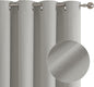 ChrisDowa 100% Blackout Light Grey Solid Curtains 102 Inches Long 2 Panels for Bedroom Living Room,Farmhouse Room Darkening Thermal Insulated Soundproof Grommet Top Window Treatment Drapes,52x102