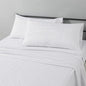 Amazon Basics Lightweight Microfiber 4-Piece Bed Sheet Set, Plum, Printed, King