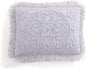 Beatrice Home Fashions Medallion Chenille Bedspread, King Sham, Lavender