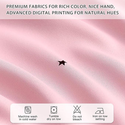 XiDi Light Pink Curtains for Bedroom, Girls Room Blackout Curtains, Kids Room Darkening Curtains Decor, 1 Panel 34/63/1