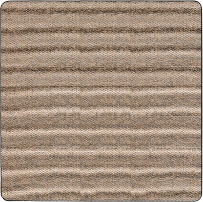 House, Home and More Skid-Resistant Carpet Indoor Area Rug Floor Mat - Black Ripple - 8 Ft X 8 Ft - Non Slip Rubber Backing, Stain Resistant, Dog Friendly, Living Room Bedroom Kitchen Entryway