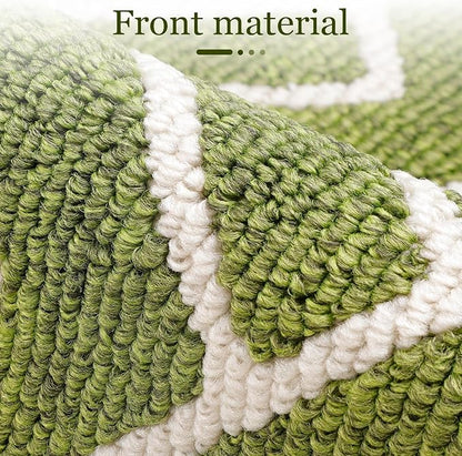 hicorfe Indoor Doormat,Front Back Door Mat TPR Backing Non Slip Mats 20"x31.5" Absorbent Resist Dirt Entrance Doormat Inside Floor for Entryway Washable Low-Profile(Sage Green)