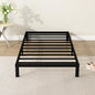 7 Inch Twin Bed Frames Heavy Duty Low Profile Metal Platform No Box Spring Needed Mattress Foundation, Easy to Assembly, Noise Free, Black