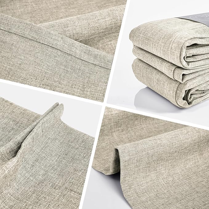 WdFour 24x18 Inch Pinch Pleated Blackout Cafe Curtains - Pack of 2, 100% Light Blocking Back Tab Drapes for Half Windows, Kitchen & Bathroom Short Curtains in Hemp Gray