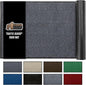 GORILLA GRIP Waterproof Traffic Guard Door Mat, 72x48, Heavy Duty Entryway Mats, Strong Rubber Back Commercial Utility Rugs for Office Hallway, Garage Floor and Home, Low Profile Carpet, Charcoal Gray