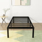 18 Inch Narrow Twin Bed Frames Heavy Duty No Box Spring Needed Metal Platform with Maximum Storage, Easy Assembly, Noise Free, Black