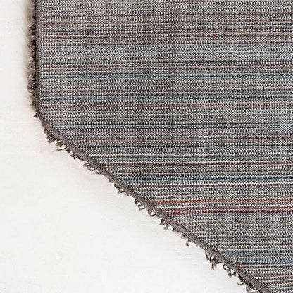 Unique Loom Solid Shag Collection Area Rug (6' 1" Octagon, Graphite Gray)