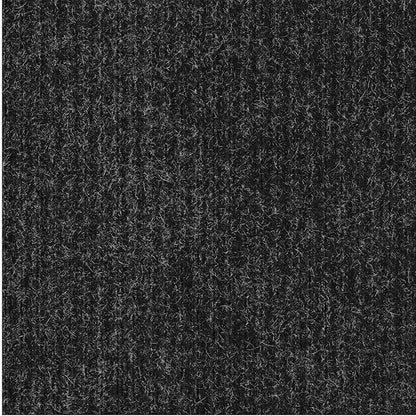 Ottomanson 3'11" x 52' Hallway Runner with Scraper Pile - Extra Durable Non-Slip Rug Mat for Indoor & Outdoor Use - Ideal for Kitchen, Entryway & Garage - High-Traffic Carpet, Black
