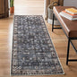 Bloom Rugs Washable Non-Slip 10 ft Runner - Black/Brown Traditional Runner for Entryway, Hallway, Bathroom, and Kitchen - Exact Size: 2.5' x 10'