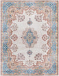 Gertmenian Indoor Boho Area Rug - 9x13 Extra Large, Non Slip, Super Strong, Ideal for High Traffic Areas in Bedroom, Living Room, Kitchen - Dainty Medallion, Multi, 24528
