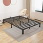 ROIL 7 inch Full Size Bed Frame with Round Corner Legs Mattress Retainers 3500LBS Heavy Duty Steel Slats No Box Spring Needed Platform Noise-Free Easy Assembly