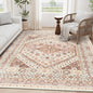 zesthome 6x9 Area Rug, Super Soft Washable Rugs for Living Room, Non-Slip Stain Resistant Vintage Rugs, Ultra-Thin Large Area Rugs