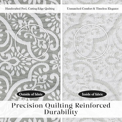 Superior 3 Piece Bedspread Set, Home Bed Decor, Decorative Bed Spread, 2 Pillow Shams, Medium Weight Blanket, Floral Matelasse Coverlet, Bedding Essentials, Enzy Collection, Full, Sage