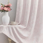 Beauoop Pink Floral Jacquard Blackout Curtains 108 Inches Long 2 Panels for Girls Bedroom Living Room Chenille Flower Room Darkening Thermal Soundproof Rod Pocket Back Tab Window Drapes 52x108