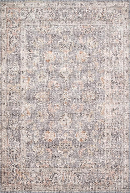 Loloi Skye Collection SKY-01 Grey/Apricot 2'-6" x 10'-0" Runner Rug