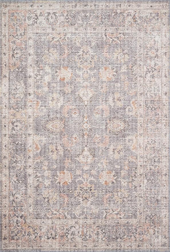 Loloi Skye Collection SKY-01 Grey/Apricot 9'-0" x 12'-0" Area Rug