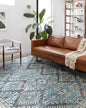 Loloi Skye Collection SKY-03 Denim/Natural 9'-0" x 12'-0" Area Rug