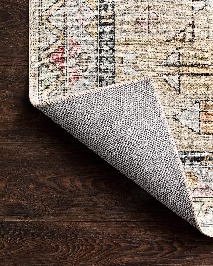 Loloi Skye Collection SKY-04 Gold/Blush 9'-0" x 12'-0" Area Rug