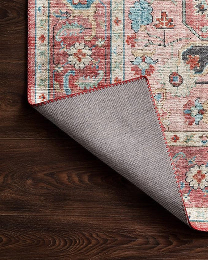 Loloi Skye Collection SKY-05 Brick/Ocean 2'-6" x 12'-0" Runner Rug