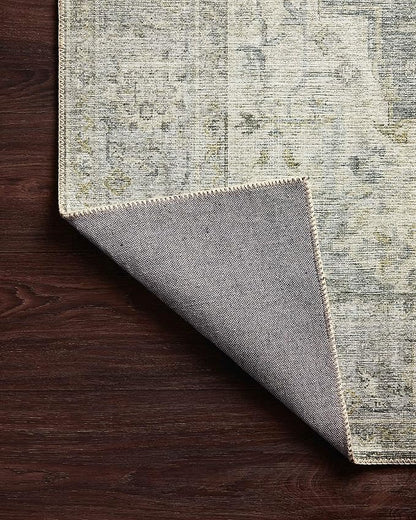 Loloi II Skye Collection SKY-12 Charcoal/Dove 3'-6" x 5'-6" Accent Rug